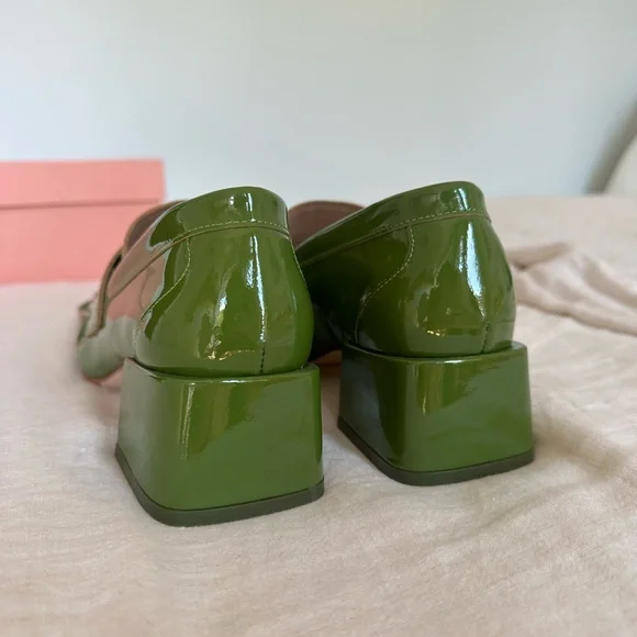 MIISTA Serena Green Olive Flats - Picture 4 of 6